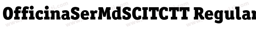 OfficinaSerMdSCITCTT Regular字体转换